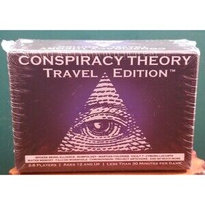 Conspiracy Theory Travel Edition Trivia Card Game 2020 Sealed NIB